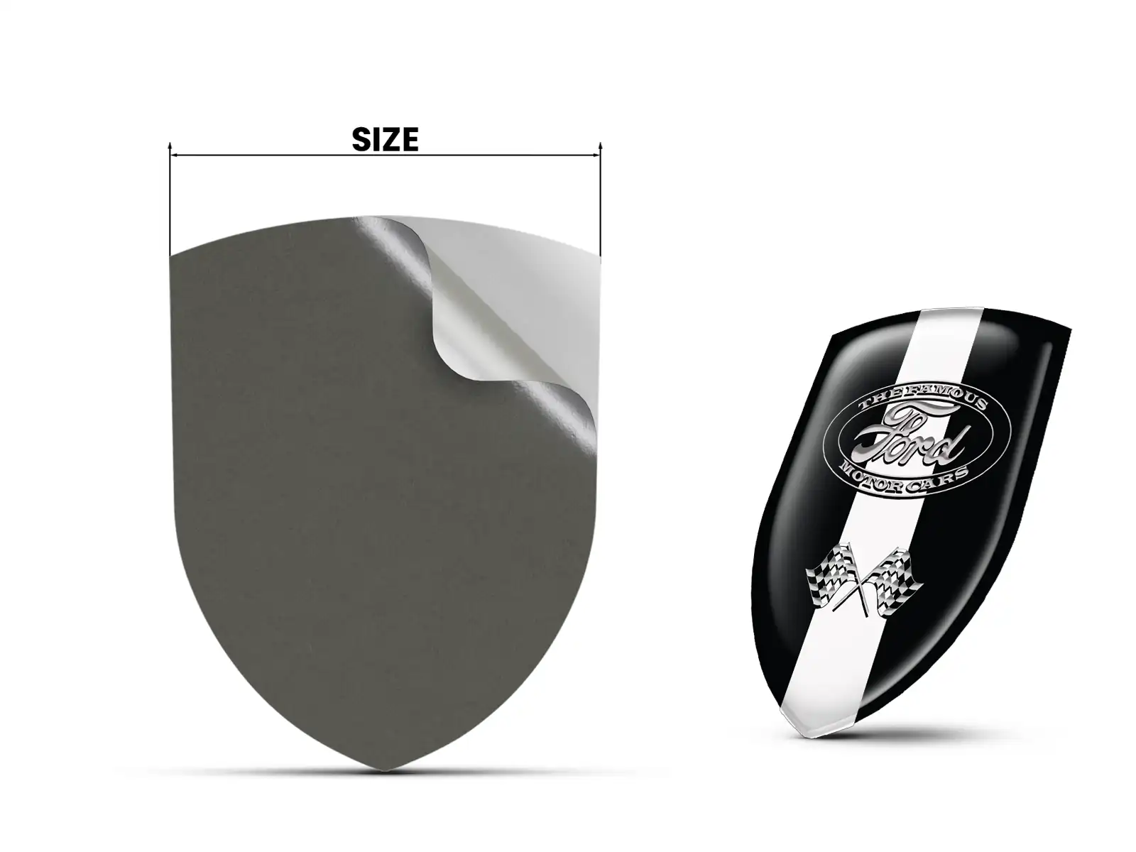 Ford Harzaufkleber Custom Look Edle Dome Badges